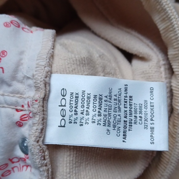 Vintage Bebe corduroy  wide leg pants - Picture 7 of 16